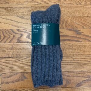 LL Bean Merino Wool Ragg Socks